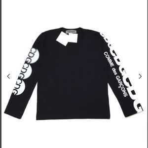 Comme Des Garcons
CDG Logo Black LS T-Shirt Size S